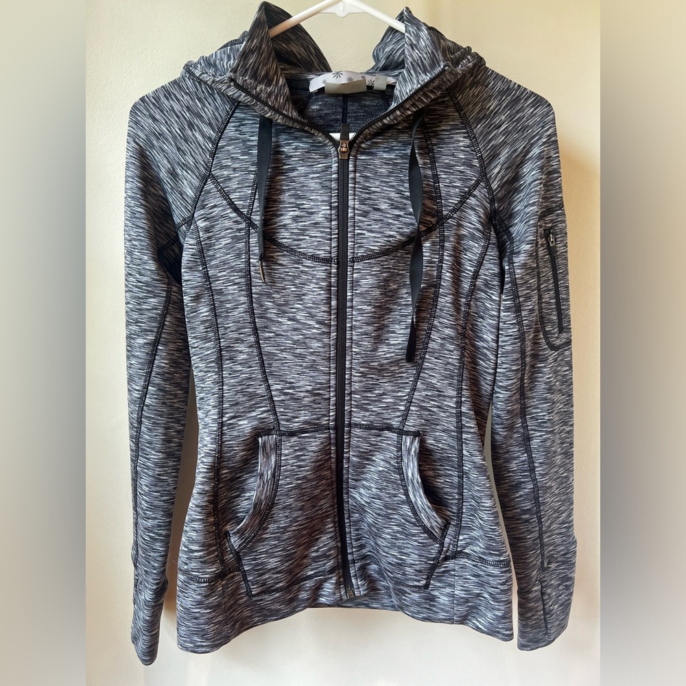 Athleta Space Dye Home Team Hoodie Full Zip Athletic Sportswear Women’s XS